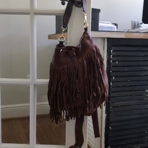 B Low the Belt fringe backpack